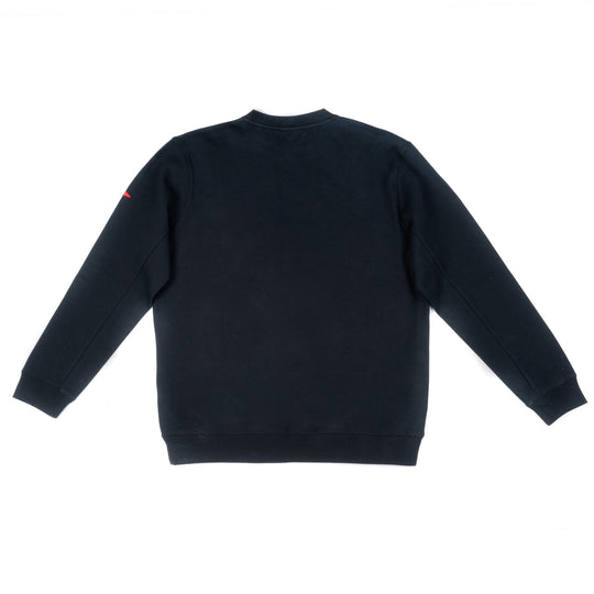 Color:Black-Florence Space Fleece Crew 