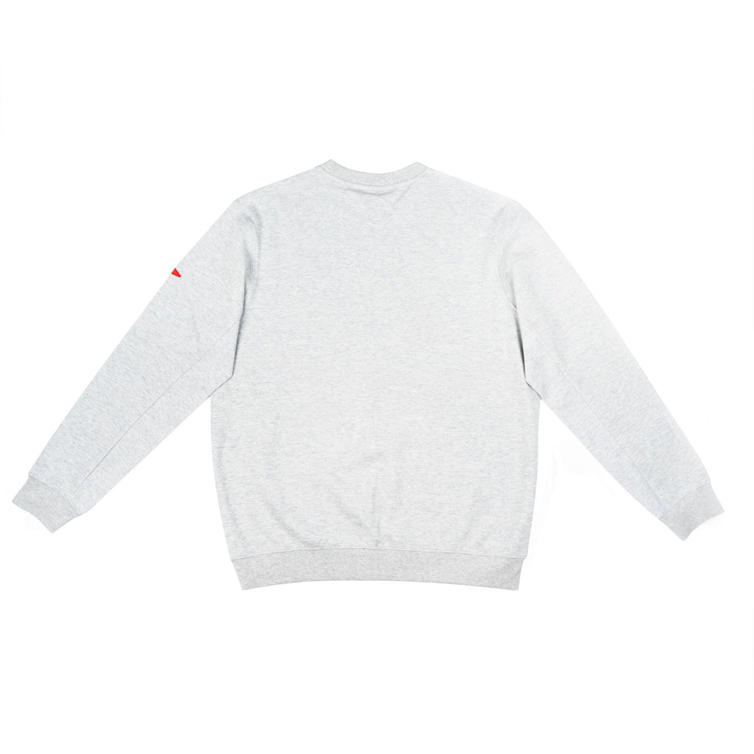 Color:Light Heather Grey-Florence Space Fleece Crew 
