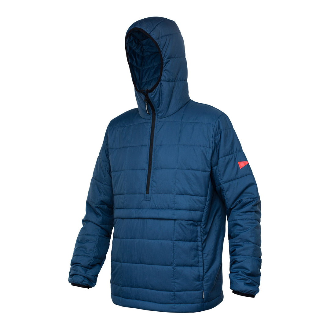 Color:Dark Blue-Florence Quilted PrimaLoft Anorak