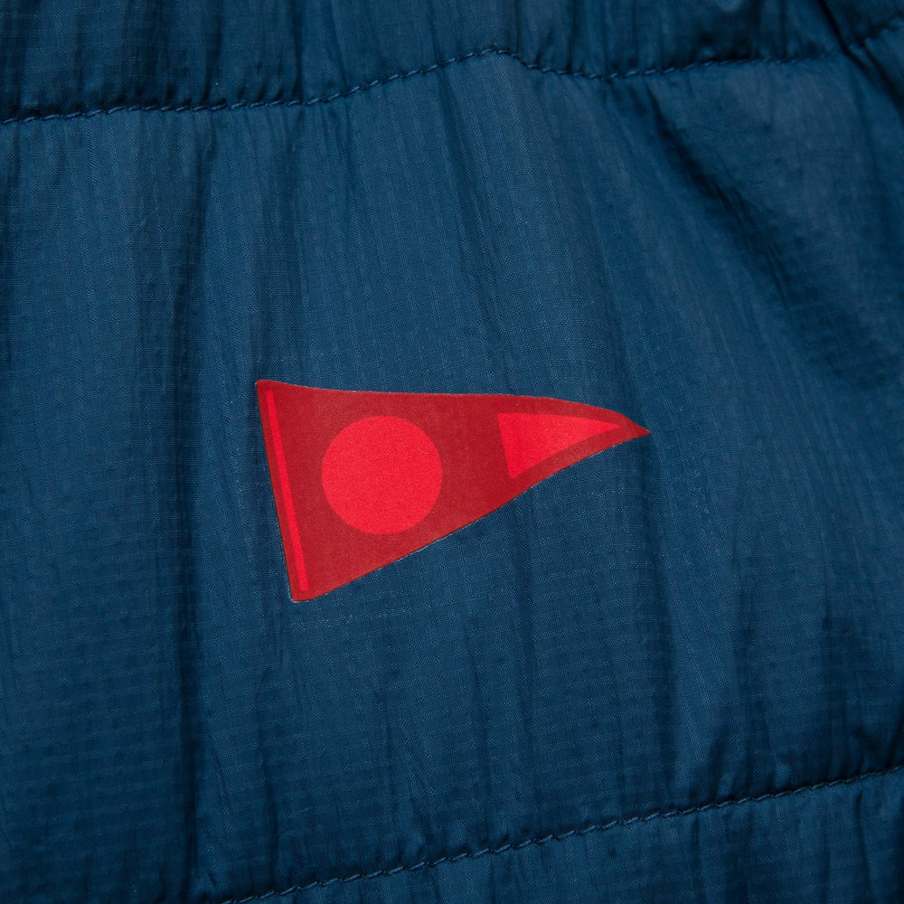Color:Dark Blue-Florence Quilted PrimaLoft Anorak -alt