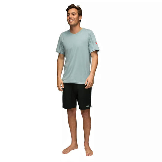 Color:Light Grey-Florence Short Sleeve UPF Shirt -alt