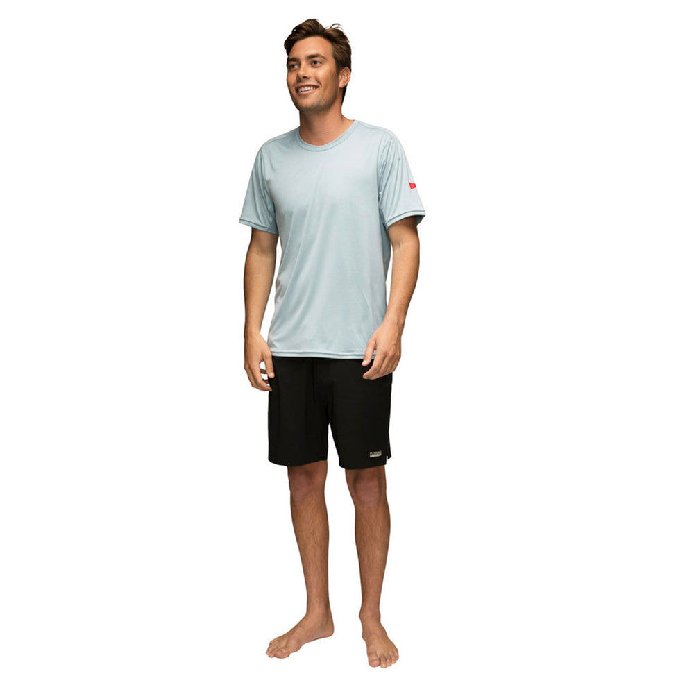 Color:Steel Blue-Florence Short Sleeve UPF Shirt -alt