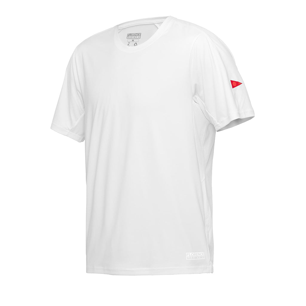 Color:White-Florence Short Sleeve UPF Shirt