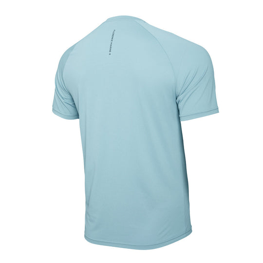 Color:Steel Blue-Florence Short Sleeve Trainer Shirt