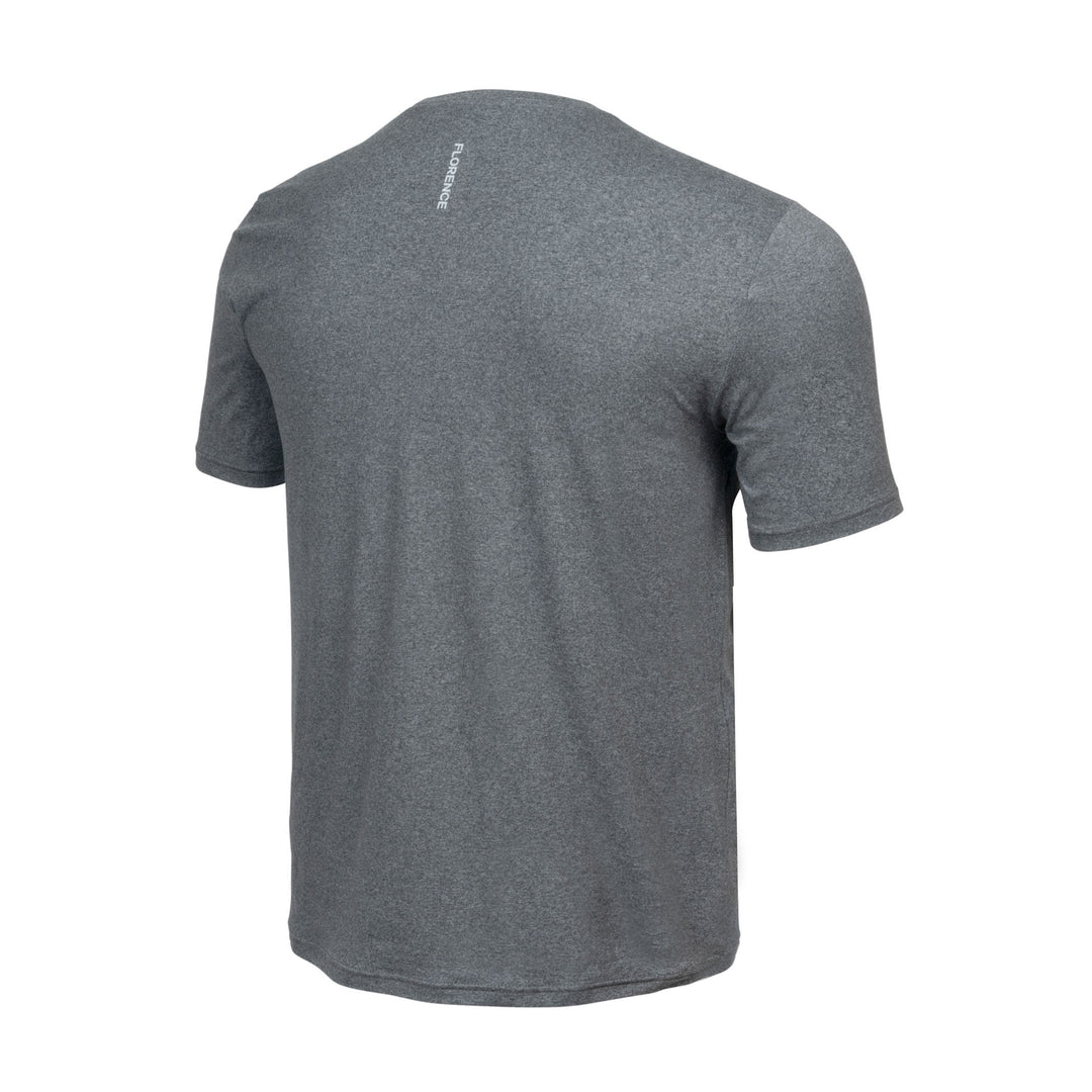 Color:Heather Charcoal-Florence Short Sleeve Active T shirt 
