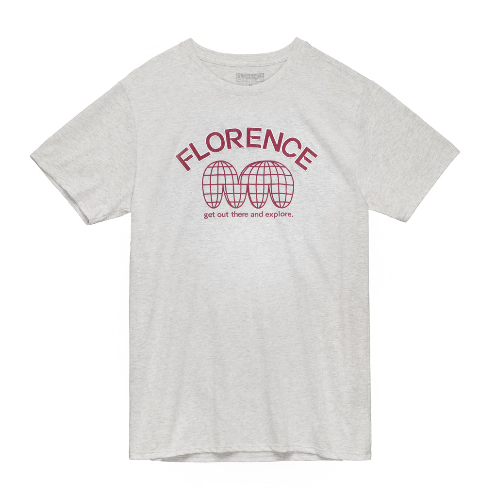 Color:Light Heather Grey-Florence Marine X Uni Recover Tee