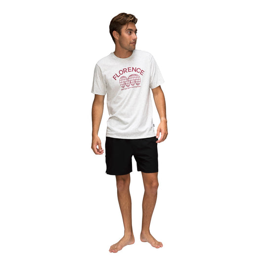 Color:Light Heather Grey-Florence Marine X Uni Recover Tee