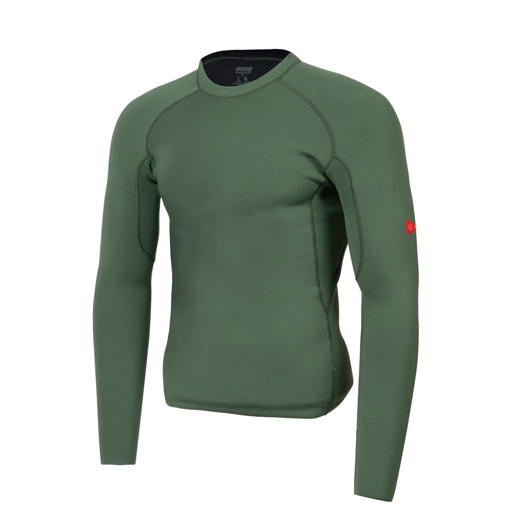 Color:Burnt Olive-1.5MM FlatLock Wetsuit Jacket