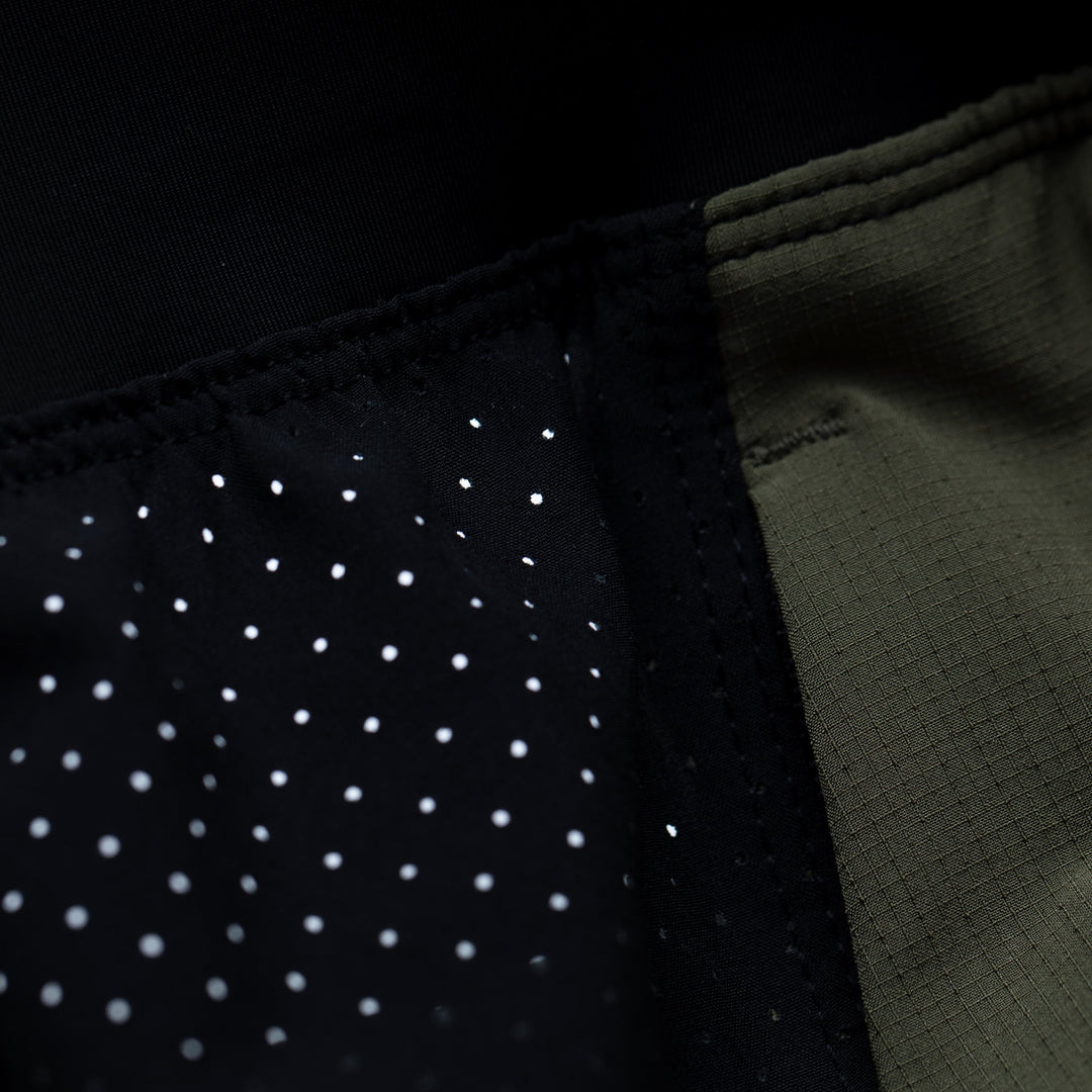 Color:Burnt Olive-Florence Trainer Short