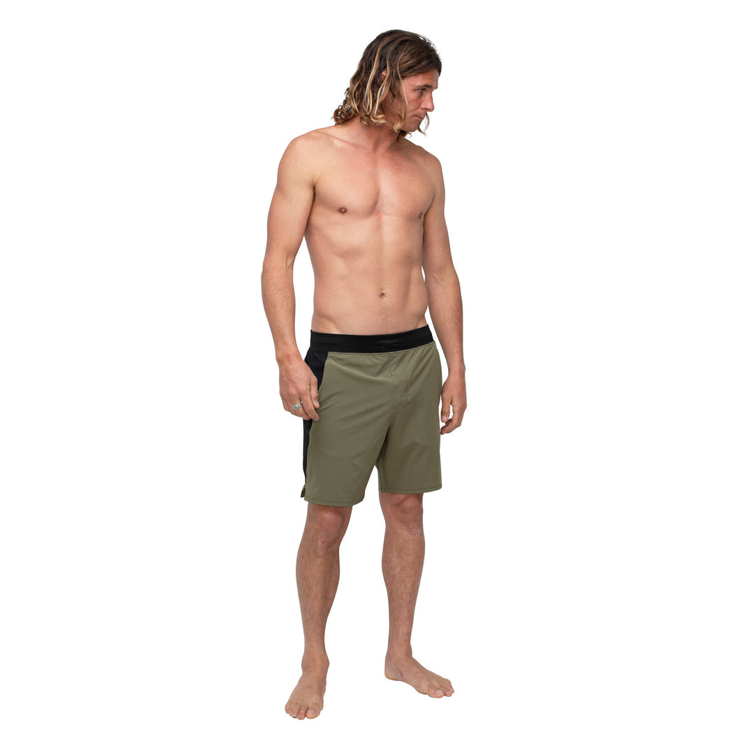 Color:Burnt Olive-Florence Trainer Short