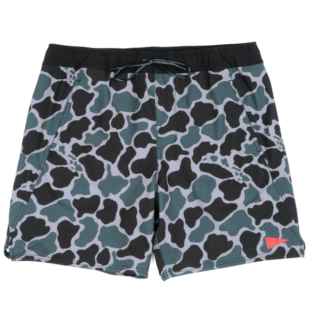 Color:Dark Emerald-F1 All-Purpose Printed Burgee Short