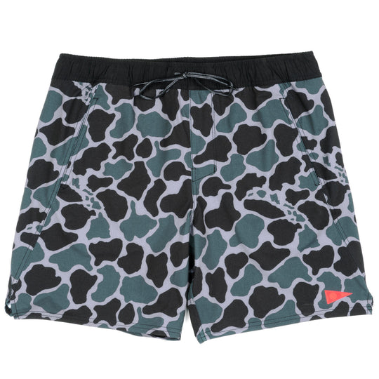 Color:Dark Emerald-F1 All-Purpose Printed Burgee Short