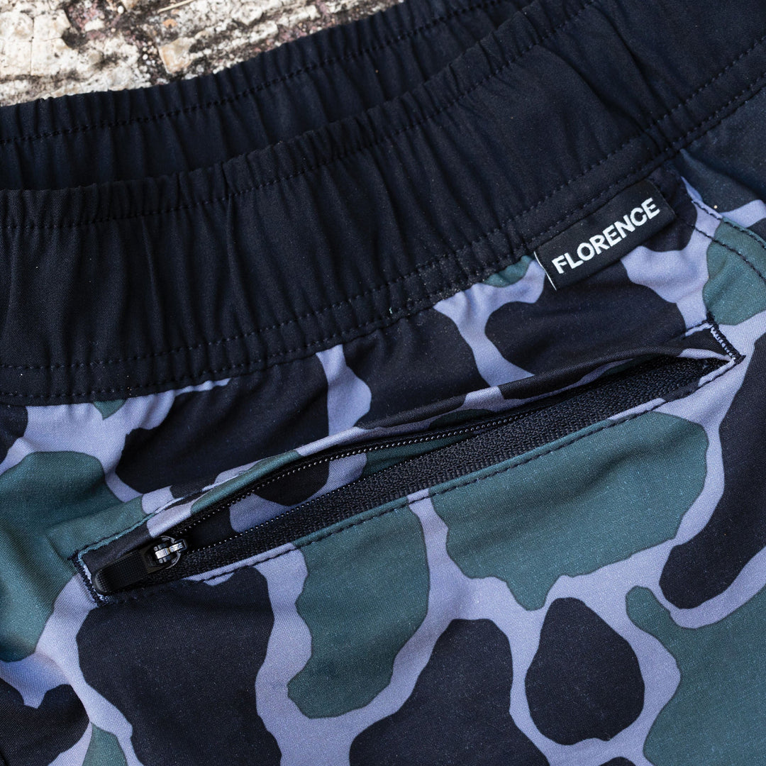 Color:Dark Emerald-F1 All-Purpose Printed Burgee Short