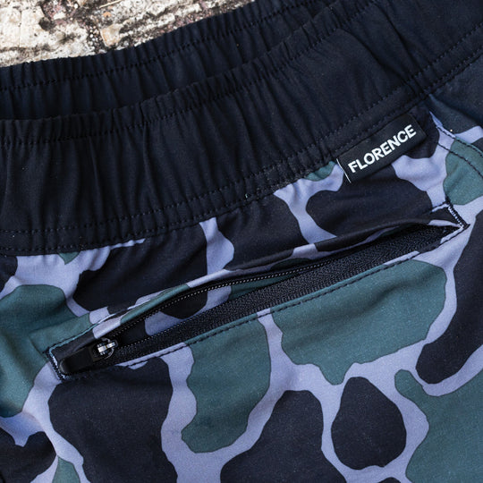 Color:Dark Emerald-F1 All-Purpose Printed Burgee Short