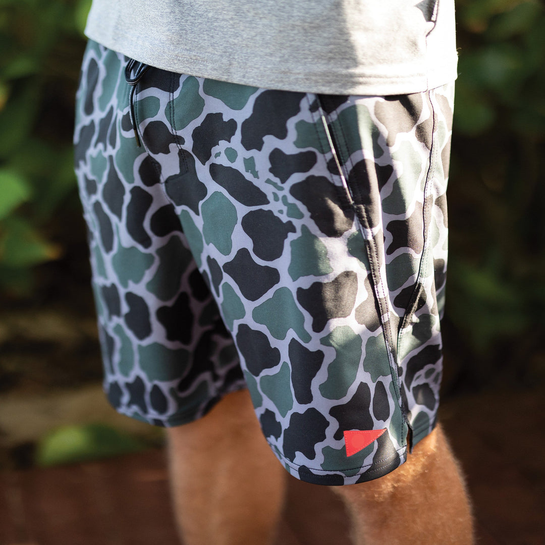 Color:Dark Emerald-F1 All-Purpose Printed Burgee Short -alt
