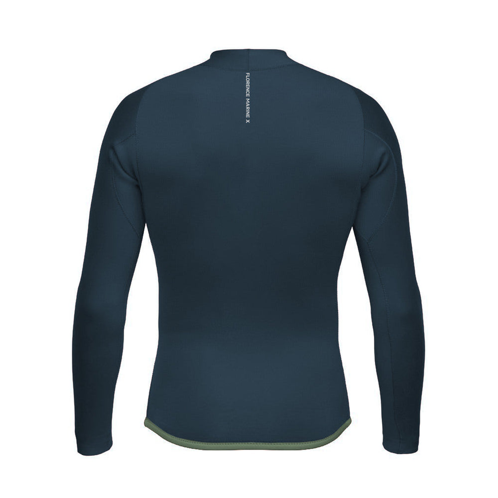 Color:Slate-Florence 1.5mm Wetsuit Jacket-alt