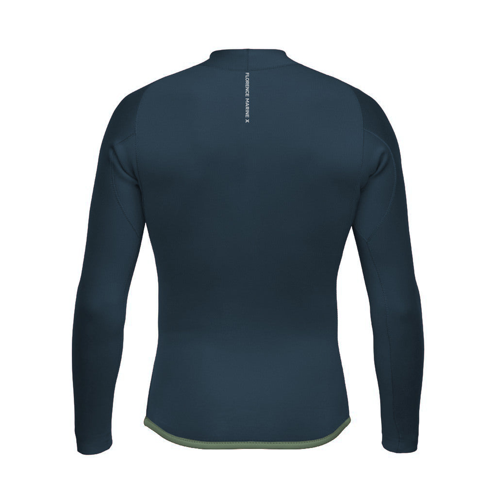Color:Slate-Florence 1.5mm Wetsuit Jacket-alt